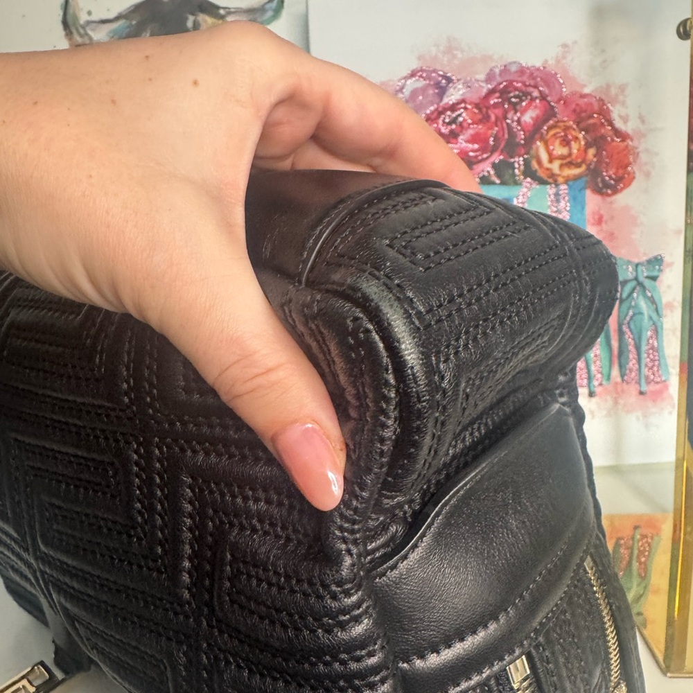 Versace Black Satchel with Gold Accents - Picture 11 of 16